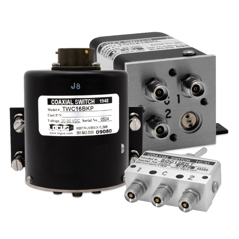2.92mm RF Coaxial Switches Manufactured by Logus Microwave Image